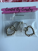 Load image into Gallery viewer, Bubble Heart Clip On Earrings
