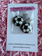 Load image into Gallery viewer, Football Clip On Earrings

