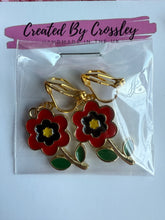 Load image into Gallery viewer, Poppy Clip On Earrings
