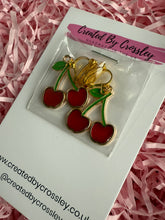 Load image into Gallery viewer, Cherry Clip On Earrings
