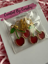 Load image into Gallery viewer, Cherry Clip On Earrings
