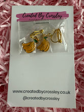 Load image into Gallery viewer, Banana Clip On Earrings
