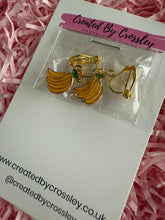 Load image into Gallery viewer, Banana Clip On Earrings
