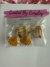 Load image into Gallery viewer, Banana Clip On Earrings

