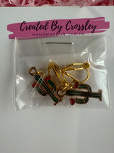 Load image into Gallery viewer, Cactus Clip On Earrings
