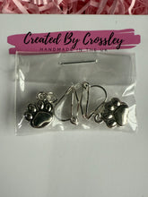 Load image into Gallery viewer, Paw Print Clip On Earrings
