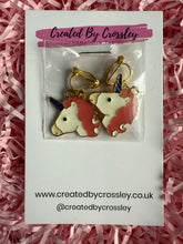 Load image into Gallery viewer, Unicorn Clip On Earrings

