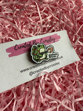 Load image into Gallery viewer, Flamethrower Frog Pin Badge
