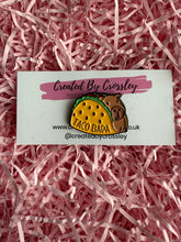 Load image into Gallery viewer, Tacobara Capybara Pin Badge
