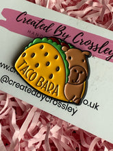 Load image into Gallery viewer, Tacobara Capybara Pin Badge

