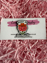 Load image into Gallery viewer, What In Carnation? Pin Badge
