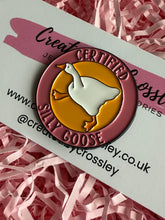 Load image into Gallery viewer, Certified silly goose Pin Badge
