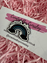 Load image into Gallery viewer, “Dead Inside” Rainbow Pin Badge
