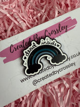 Load image into Gallery viewer, “Dead Inside” Rainbow Pin Badge
