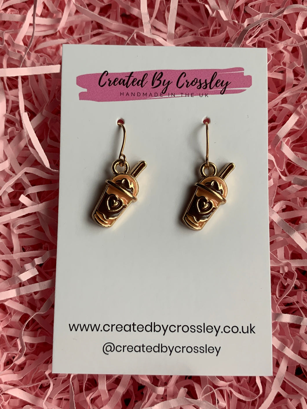 Coffee Charm Earrings