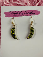 Load image into Gallery viewer, Peapod Charm Earrings
