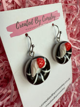 Load image into Gallery viewer, Brown Doughnut Charm Earrings
