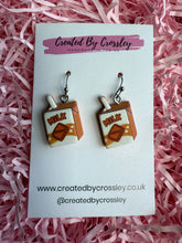 Load image into Gallery viewer, Chocolate Milk Charm Earrings
