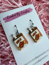 Load image into Gallery viewer, Chocolate Milk Charm Earrings
