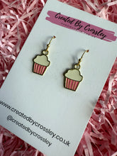 Load image into Gallery viewer, Birthday Cake Charm Earrings
