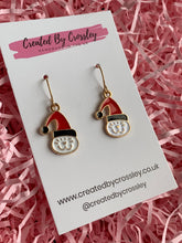 Load image into Gallery viewer, Christmas Cat Charm Earrings
