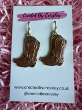 Load image into Gallery viewer, Cowboy Boot Charm Earrings
