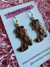 Load image into Gallery viewer, Cowboy Boot Charm Earrings
