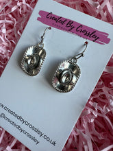 Load image into Gallery viewer, Cowboy Hat Charm Earrings
