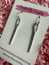 Load image into Gallery viewer, Sewing Needle Charm Earrings

