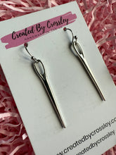 Load image into Gallery viewer, Sewing Needle Charm Earrings

