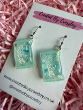 Load image into Gallery viewer, Light Blue Sweets Charm Earrings
