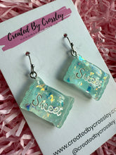 Load image into Gallery viewer, Light Blue Sweets Charm Earrings
