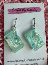 Load image into Gallery viewer, Light Blue Sweets Charm Earrings
