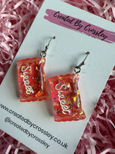 Load image into Gallery viewer, Red Sweets Charm Earrings
