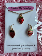Load image into Gallery viewer, Strawberry Jewellery Set
