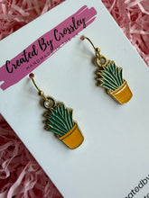 Load image into Gallery viewer, Plant Charm Earrings
