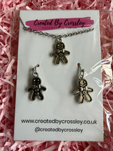 Load image into Gallery viewer, Gingerbread Man Jewellery Set
