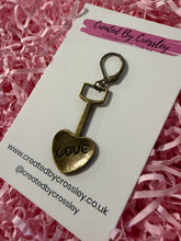 Load image into Gallery viewer, Love Shovel Charm Stitch Marker
