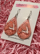 Load image into Gallery viewer, Reindeer Teardrop Resin Earrings
