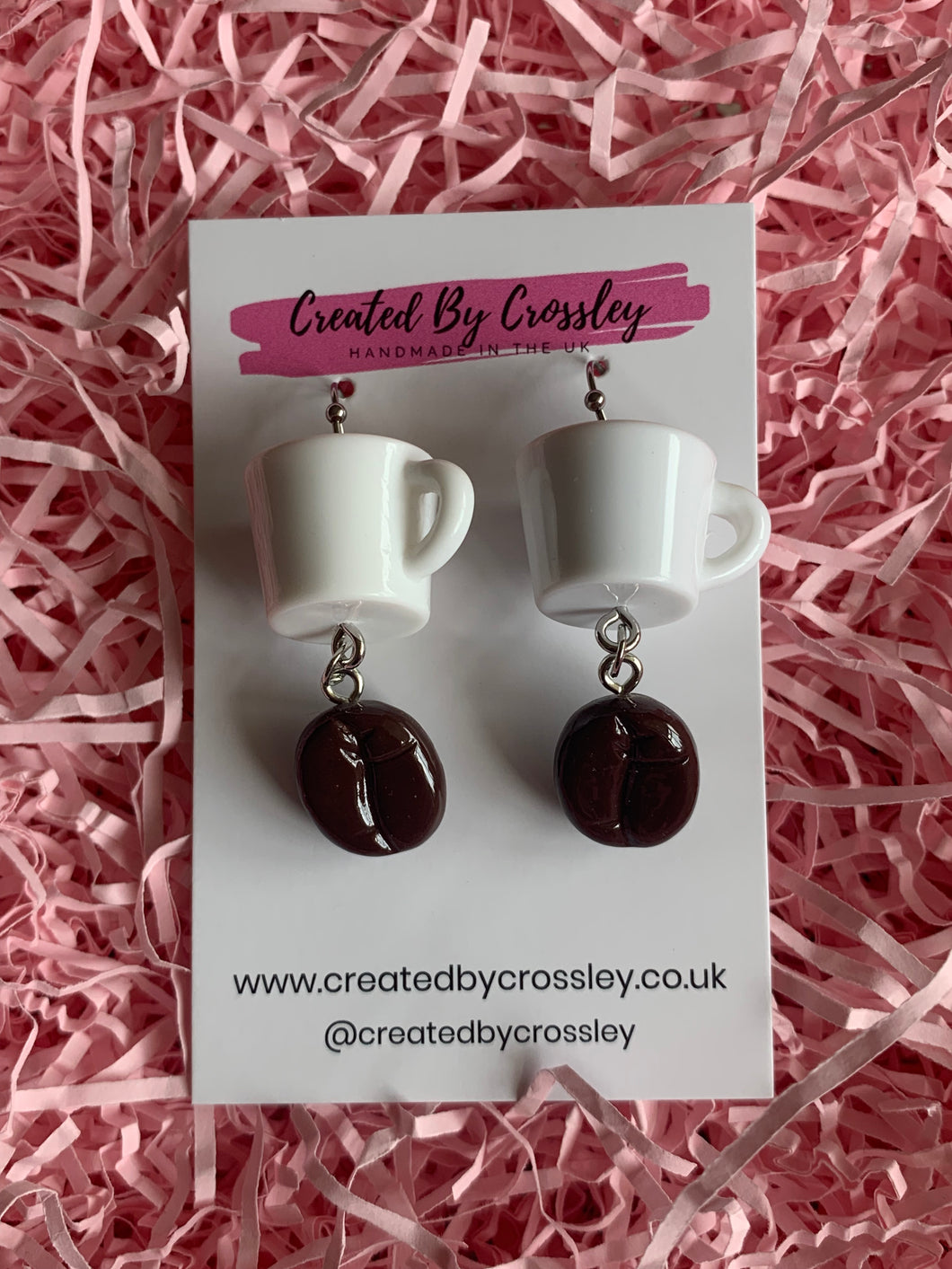 Coffee Charm Earrings