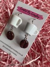 Load image into Gallery viewer, Coffee Charm Earrings

