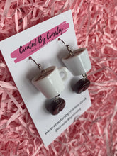 Load image into Gallery viewer, Coffee Charm Earrings
