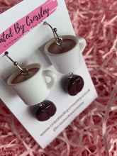 Load image into Gallery viewer, Coffee Charm Earrings
