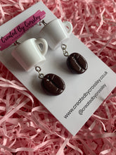Load image into Gallery viewer, Coffee Charm Earrings
