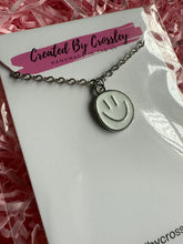 Load image into Gallery viewer, Happy Face Charm Necklace
