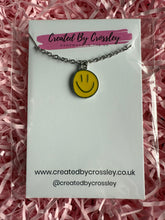 Load image into Gallery viewer, Happy Face Charm Necklace
