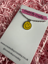 Load image into Gallery viewer, Happy Face Charm Necklace
