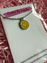 Load image into Gallery viewer, Happy Face Charm Necklace
