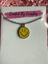 Load image into Gallery viewer, Happy Face Charm Necklace
