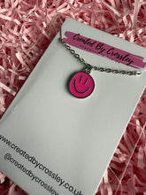 Load image into Gallery viewer, Happy Face Charm Necklace
